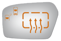 SIDE VIEW MIRROR HEATED W BLIND SPOT